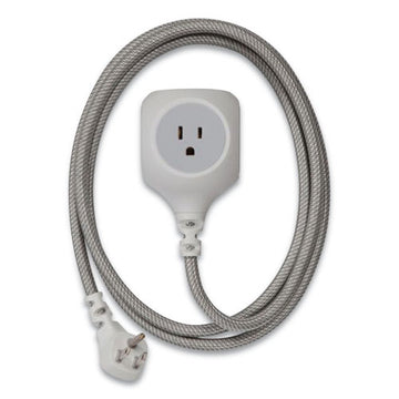 360 Electrical Habitat Premium Extension Cord + Usb, 6 Ft Braided Cord, 13 A, Tungsten freeshipping - TVN Wholesale